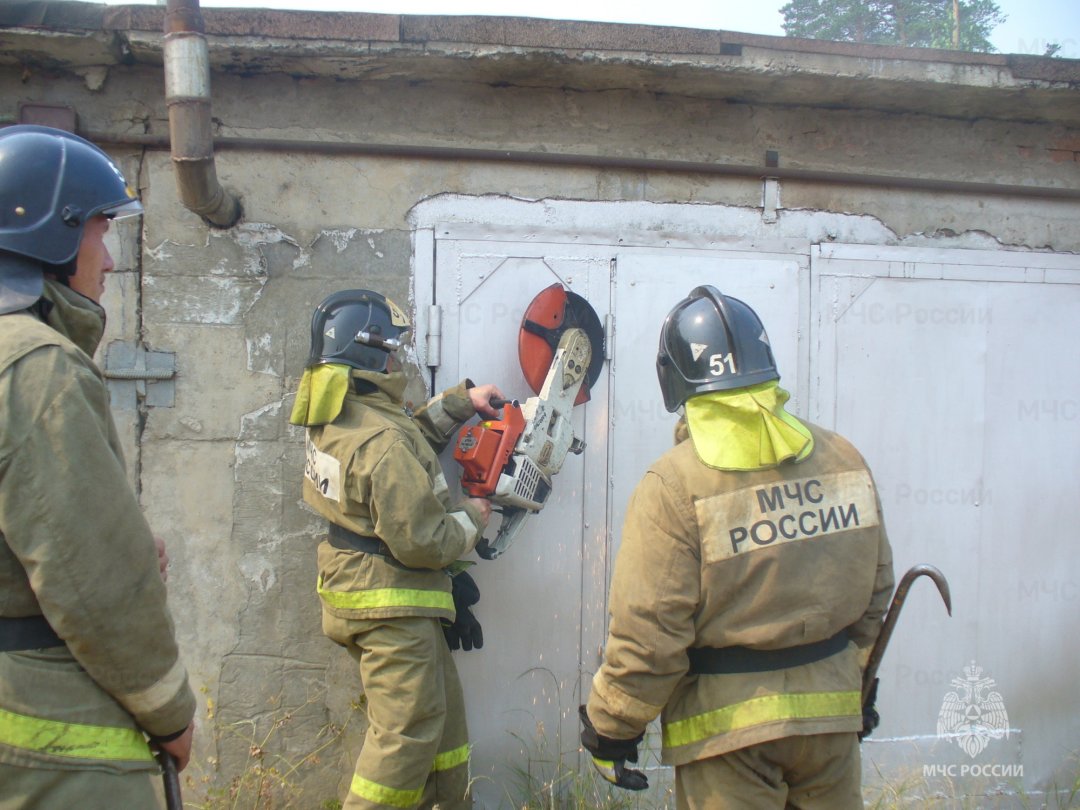 Пожар в Бодайбинском районе